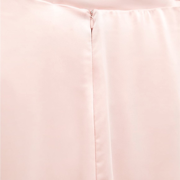 Zara STRAPLESS SATIN EFFECT JUMPSUIT. Pale Pink. Sizes XS, M, L. New with Tags. - Picture 9 of 10